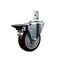 Service Caster 4'' Maroon Polyurethane Wheel Swivel 3/4'' Square Stem Caster with Brake SCC-SQ20S414-PPUB-MRN-PLB-34 - alternate 1